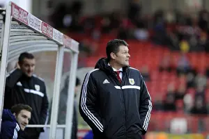 Steve Cotterill in Action: Bristol City Manager at Ashton Gate, December 2013 (vs. Stevenage)