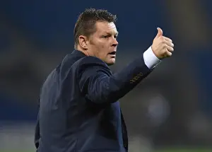 Cardiff City V Bristol City Prints: Steve Cotterill and Bristol City Face Cardiff City in Sky Bet Championship Showdown