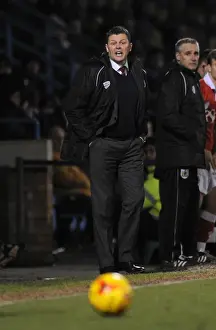 Gillingham V Bristol City Prints: Steve Cotterill and Bristol City Face Gillingham at Priestfield Stadium (December 2014) - Sky Bet League One Clash