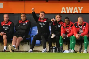 Luton Town V Bristol City Prints: Steve Cotterill and Bristol City Face Luton Town in Capital One Cup Clash