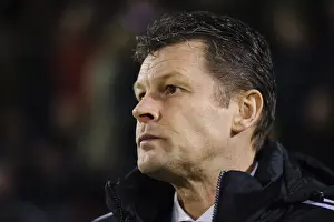 Leyton Prints: Steve Cotterill of Bristol City Observes from the Sideline during Leyton Orient vs