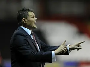 Steve Cotterill Directs Bristol City Against AFC Wimbledon in Johnstone's Paint Trophy