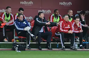 Steve Cotterill Encourages Bristol City at Rotherham Clash, March 2014