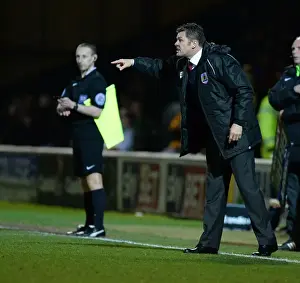 Framed Print : Steve Cotterill Gives Instructions: Bristol City FC at Huish Park Against Yeovil Town, Sky Bet League One Framed Print : Steve Cotterill Gives Instructions: Bristol City FC at Huish Park Against Yeovil Town, Sky Bet League One