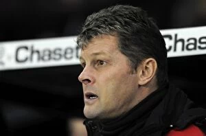 Images Dated 15th December 2015: Steve Cotterill Guides Bristol City at iPro Stadium Against Derby County (December 15, 2015)