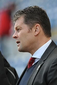 Images Dated 21st February 2015: Steve Cotterill Guides Bristol City in Sky Bet League One Clash at Colchester United