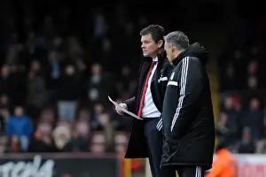 Bristol City V Tranmere Rovers Prints: Steve Cotterill Guides Bristol City in Sky Bet League One Battle Against Tranmere Rovers