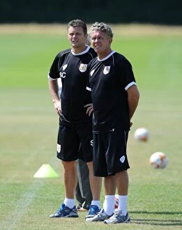 Images Dated 2nd July 2014: Steve Cotterill at the Helm: Bristol City Football Training Session, July 2014