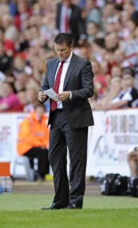 Images Dated 9th August 2014: Steve Cotterill Kicks Off Bristol City's League One Campaign