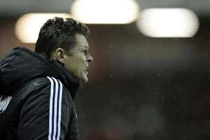 Images Dated 4th February 2014: Steve Cotterill Leads Bristol City at Ashton Gate, February 4, 2014 - Football Match