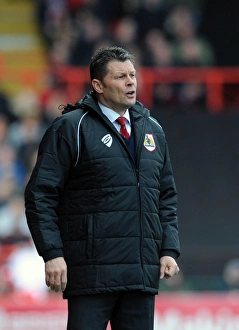 Bristol City V Barnsley Prints: Steve Cotterill Leads Bristol City Against Barnsley, 28 March 2015