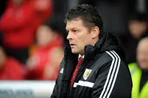 Steve Cotterill Leads Bristol City at Bramall Lane against Sheffield United, Sky Bet League One (February 2014)