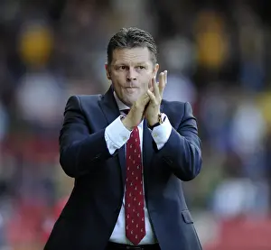 Capital One Prints: Steve Cotterill Leads Bristol City in Capital One Cup Match Against Oxford United