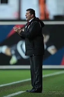 Steve Cotterill Leads Bristol City Against Crawley Town at Ashton Gate, December 2014