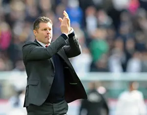 Title Race Prints: Steve Cotterill Leads Bristol City at Deepdale against Preston North End