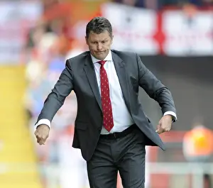 Bristol City V Doncaster Rovers Prints: Steve Cotterill Leads Bristol City Against Doncaster Rovers, September 13, 2014