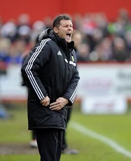 Images Dated 8th December 2013: Steve Cotterill Leads Bristol City in FA Cup Battle at Tamworth, December 2013