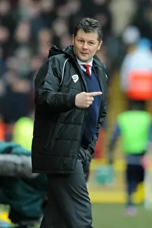 Bristol City V West Ham Prints: Steve Cotterill Leads Bristol City in FA Cup Battle against West Ham United, January 2015