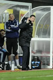 Watford V Bristol City Replay Prints: Steve Cotterill Leads Bristol City in FA Cup Replay at Vicarage Road