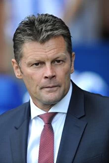 Images Dated 8th August 2015: Steve Cotterill Leads Bristol City at Hillsborough: Sheffield Wednesday vs