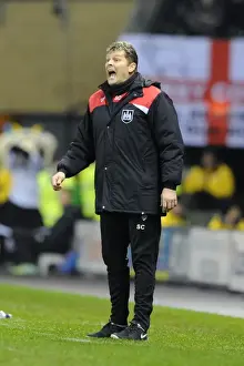 Derby County V Bristol City Prints: Steve Cotterill Leads Bristol City at iPro Stadium Against Derby County