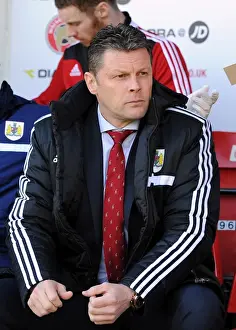 Walsall V Bristol City Prints: Steve Cotterill Leads Bristol City in League One Clash at Walsall's Banks Stadium (April 2014)