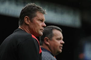 Images Dated 11th August 2015: Steve Cotterill Leads Bristol City Against Luton Town in Capital One Cup Clash