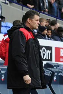 Framed Print : Steve Cotterill Leads Bristol City at Macron Stadium against Bolton Wanderers, Sky Bet Championship (07 / 11 / 2015) Framed Print : Steve Cotterill Leads Bristol City at Macron Stadium against Bolton Wanderers, Sky Bet Championship (07 / 11 / 2015)