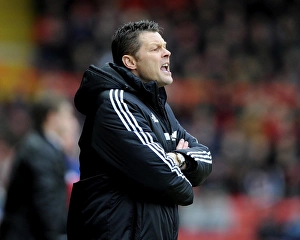 Steve Cotterill Leads Bristol City Against MK Dons, Sky Bet League One, Ashton Gate