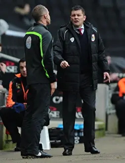 MK Dons V Bristol City Prints: Steve Cotterill Leads Bristol City Against MK Dons at Stadium MK (07.02.2015)