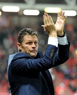 Images Dated 16th October 2015: Steve Cotterill Leads Bristol City Against Nottingham Forest in Sky Bet Championship Clash at