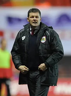 Leauge Prints: Steve Cotterill Leads Bristol City Against Peterborough United, Sky Bet League One, 2015