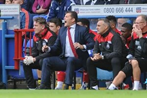 Images Dated 26th September 2015: Steve Cotterill Leads Bristol City at Portman Road Against Ipswich Town