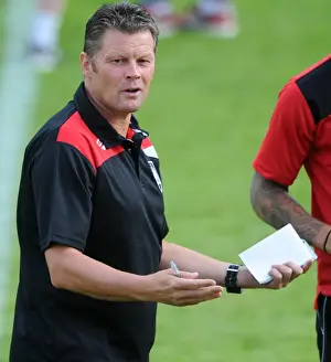 Pre Season Prints: Steve Cotterill Leads Bristol City in Pre-Season Friendly at Twerton Park against Bath City