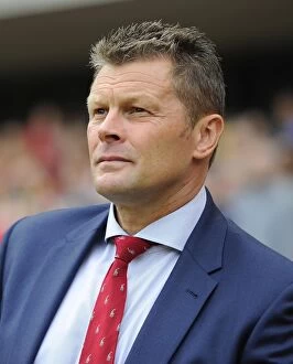 Images Dated 22nd August 2015: Steve Cotterill Leads Bristol City at Riverside Stadium against Middlesbrough