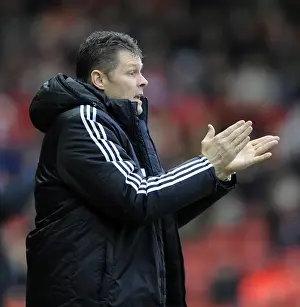 Bristol City V Rotherham United Prints: Steve Cotterill Leads Bristol City Against Rotherham United in Sky Bet League One