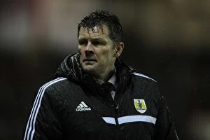 Images Dated 4th February 2014: Steve Cotterill Leads Bristol City in Sky Bet League One Clash Against Coventry City, February 2014