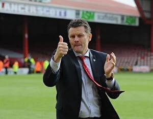 Images Dated 26th April 2014: Steve Cotterill Leads Bristol City in Sky Bet League One Clash against Crewe, 2014