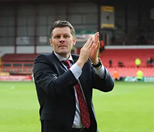 Bristol City V Crewe Prints: Steve Cotterill Leads Bristol City in Sky Bet League One Clash against Crewe, April 2014