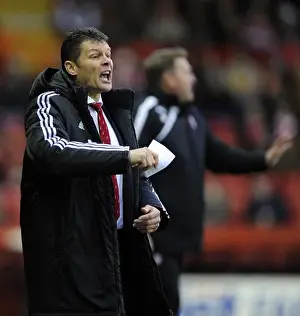 Bristol City V Rotherham United Prints: Steve Cotterill Leads Bristol City in Sky Bet League One Clash Against Rotherham United