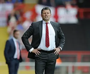 Bristol City V Doncaster Rovers Prints: Steve Cotterill Leads Bristol City in Sky Bet League One Match Against Doncaster Rovers