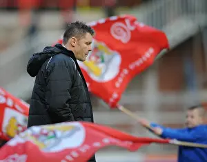 Bristol City V Fleetwood Town Prints: Steve Cotterill Leads Bristol City in Sky Bet League One Match Against Fleetwood Town