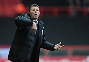 Gillingham Prints: Steve Cotterill Leads Bristol City in Sky Bet League One Match Against Gillingham