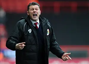 Gillingham Prints: Steve Cotterill Leads Bristol City in Sky Bet League One Match Against Gillingham