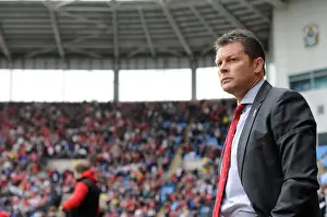 Coventry City V Bristol City Prints: Steve Cotterill Leads Bristol City in Sky Bet League One Match at Ricoh Arena