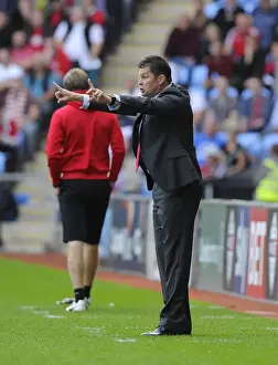 Coventry City V Bristol City Prints: Steve Cotterill Leads Bristol City in Sky Bet League One Match at Ricoh Arena