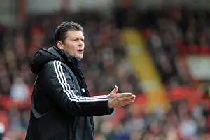 Bristol City V Tranmere Rovers Prints: Steve Cotterill Leads Bristol City in Sky Bet League One Match Against Tranmere Rovers