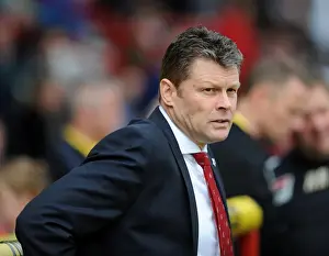 Stevenage V Bristol City Prints: Steve Cotterill Leads Bristol City at Stevenage, 2014