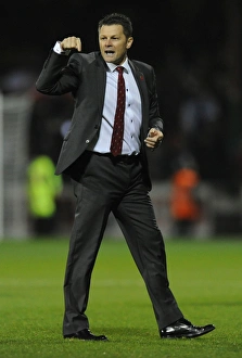 Steve Cotterill Leads Bristol City at Swindon Town, November 15, 2014