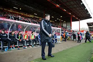 Bristol City V Walsall Prints: Steve Cotterill Leads Bristol City Against Walsall in League One, 26th December 2013
